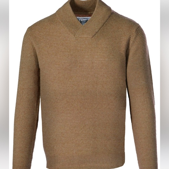 Schott Bros NYC Cream Mock Turtleneck Sweater sz M - Picture 1 of 5